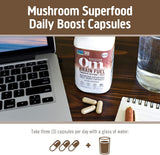 OM MUSHROOM CAPSULES Organique et portable, idéal en voyage.