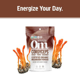 OM MUSHROOM Cordyceps – mélange facile dans l'eau pour un coup de pouce.