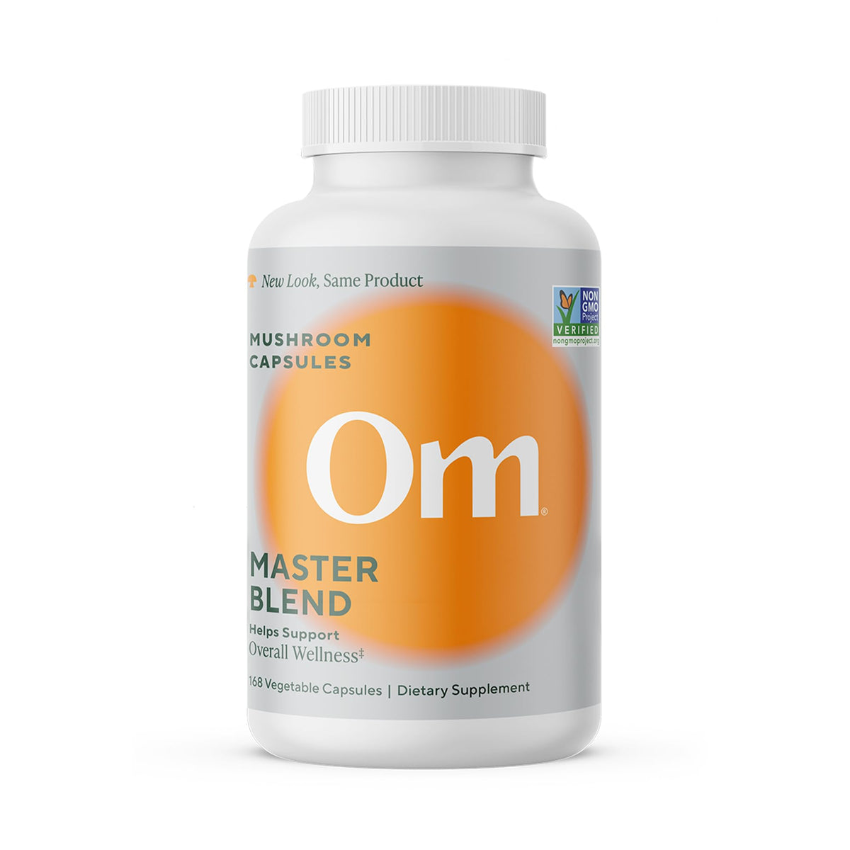 Om Master Blend par OM MUSHROOM SUPERFOOD, bouteille prête à l'emploi, soutien potentiel à l'immunité.