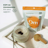 OM MUSHROOM MASTER BLEND: Gestion du stress – Ashwagandha potentiellement rééquilibrant le quotidien.