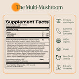 OM MUSHROOM MASTER BLEND: Immunité et digestion – champignons variés pour un soutien potentiel.
