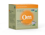 OM MUSHROOM MATCHA LATTE SACHET : routine rapide pour concentration et énergie.