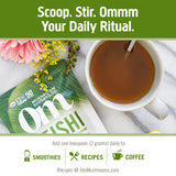 OM MUSHROOM REISHI poudre cultivée aux États‑Unis, intégration rapide.