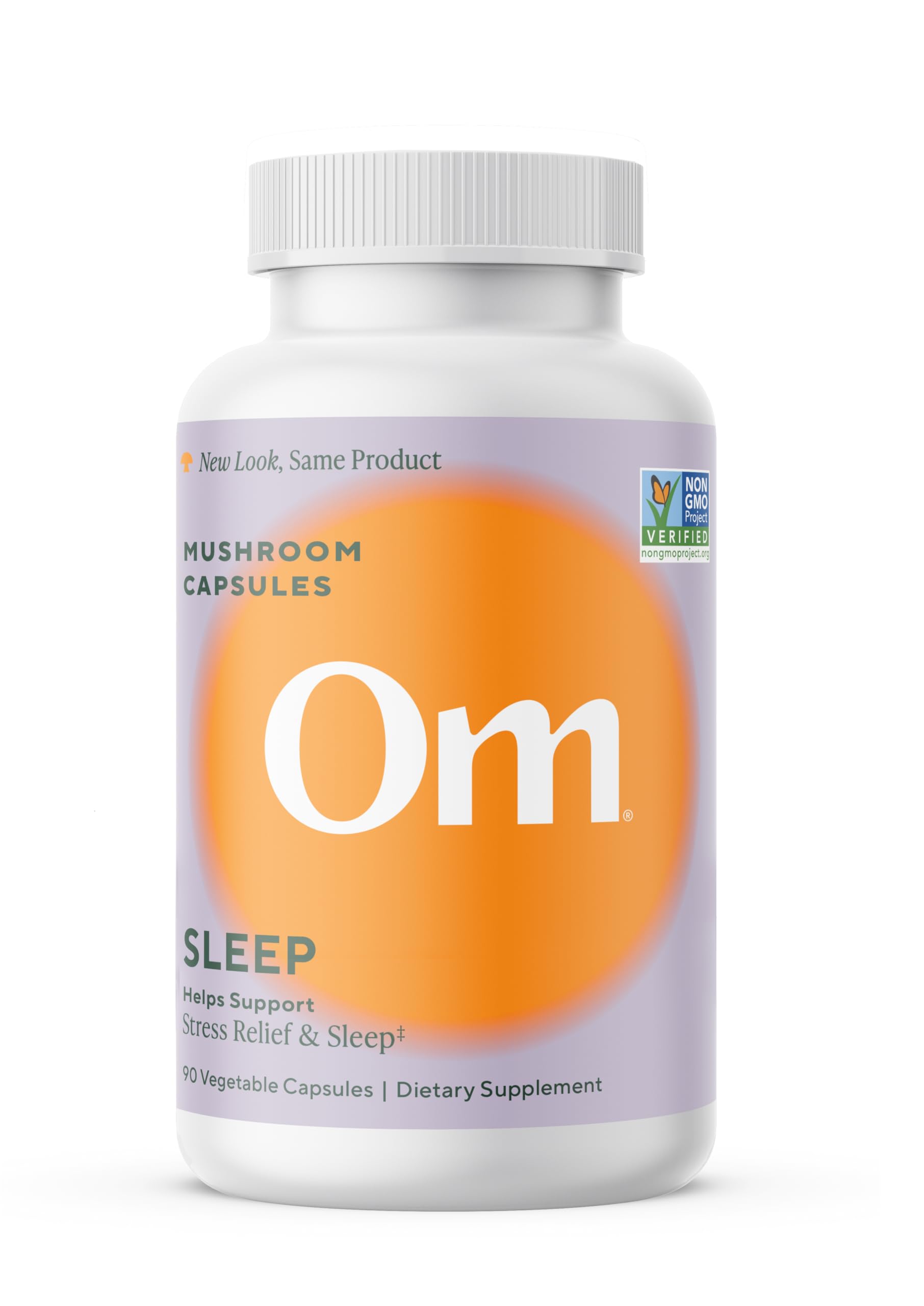 OM MUSHROOM SLEEP emballage, présentation claire pour votre routine nocturne