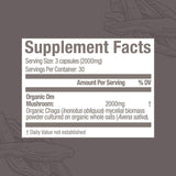 Om Mushroom Superfood biomasse myceliale organique : extrait complet sans gaspillage.