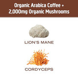 OM MUSHROOM SUPERFOOD Café avec reishi pour un arôme boisé et une expérience consistent.