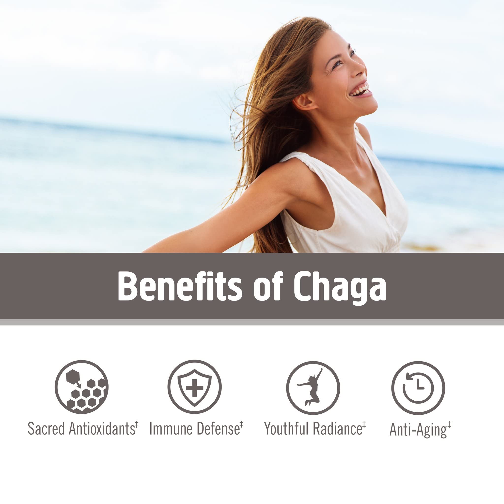 Café enrichi au Chaga OM MUSHROOM SUPERFOOD pour un arôme agréable.