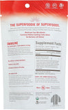 OM MUSHROOM SUPERFOOD Poudre champignons Reishi et Turkey Tail, texture fine pour smoothies.