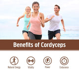 OM MUSHROOM SUPERFOOD Cordyceps – capsules faciles à avaler pour sessions sportives