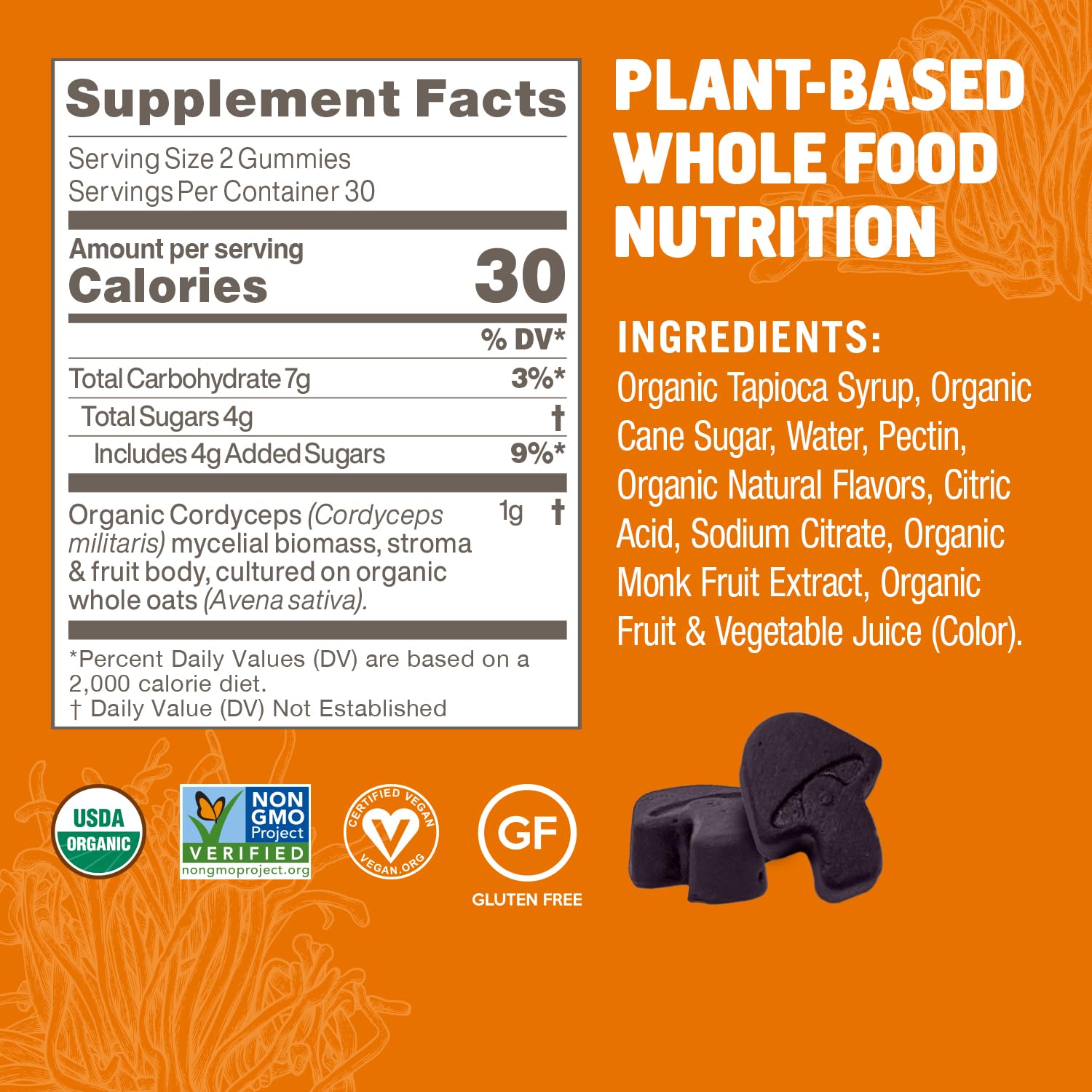 Performance et récupération OM MUSHROOM SUPERFOOD Cordyceps, soutien à l’endurance