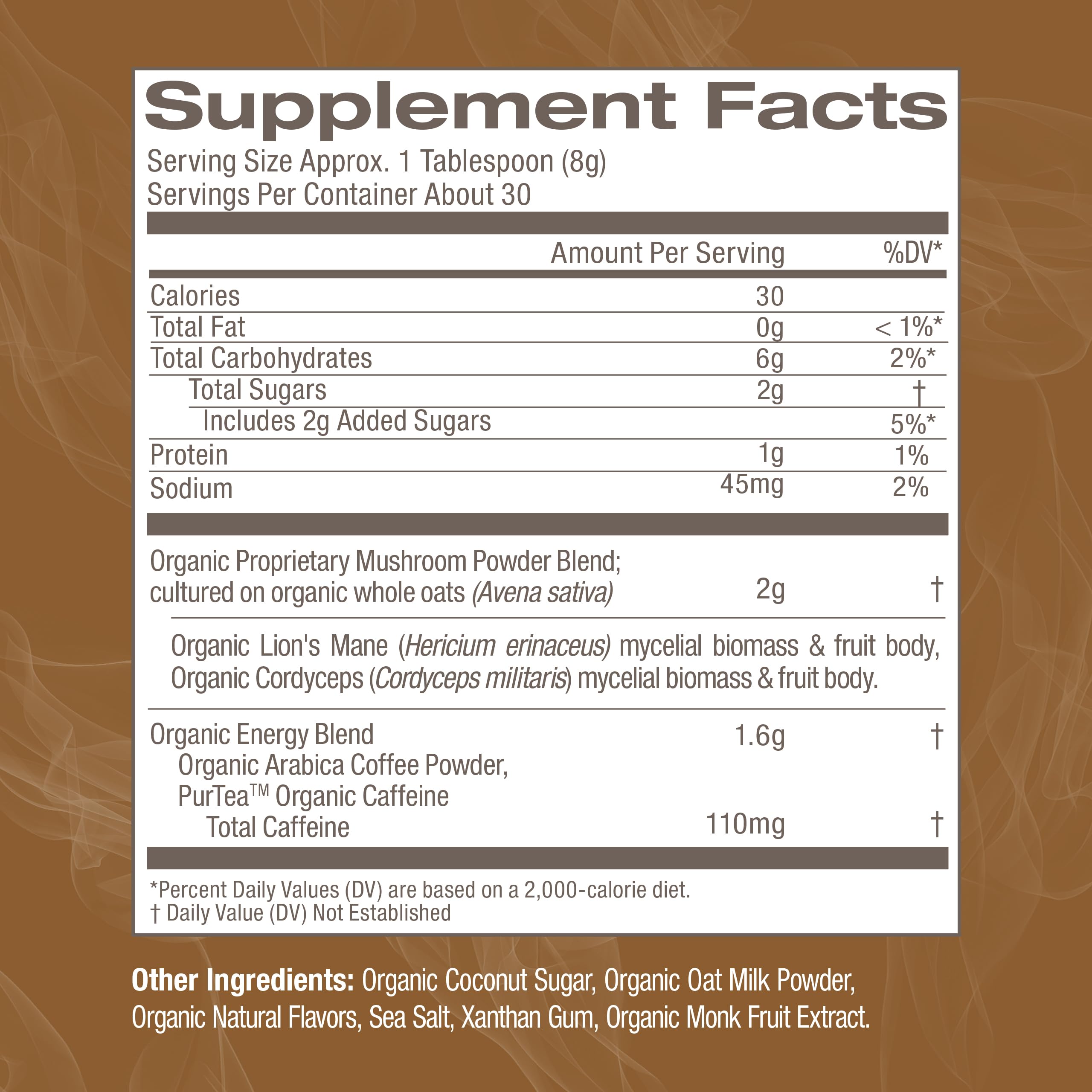 Poudre Cordyceps OM MUSHROOM SUPERFOOD pour énergie et endurance.
