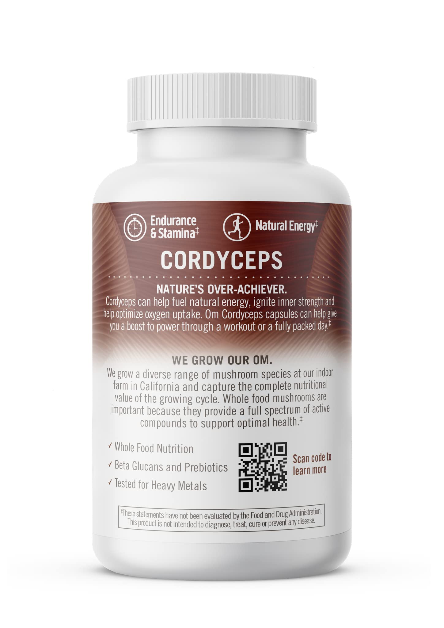 OM MUSHROOM SUPERFOOD Cordyceps – contrôle de qualité américain et traçabilité