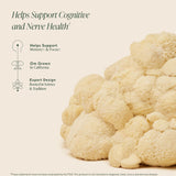 Saveur fraise visible sur gommes OM MUSHROOM SUPERFOOD Crinière de Lion pour dégustation agréable.