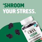 Gommes Reishi OM MUSHROOM SUPERFOOD prêtes à l’emploi, utilisation quotidienne facilitée.