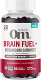 OM MUSHROOM SUPERFOOD bonbons gélifiés - Criniere-de-lion: soutien potentiel concentration et memoire.