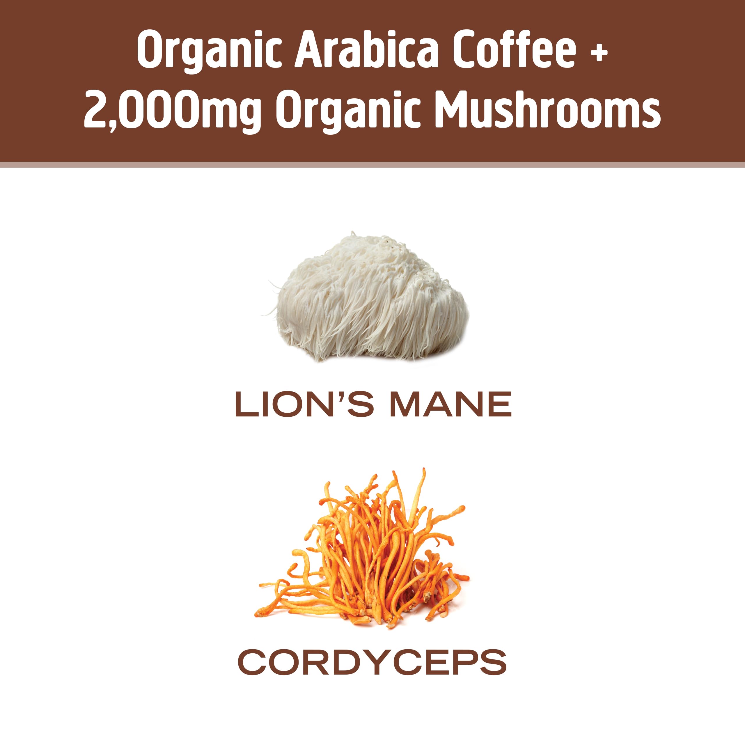 Boîte OM MUSHROOM SUPERFOOD Instant Coffee facile à ouvrir et à ranger.