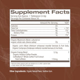 Cuillère-doseuse OM MUSHROOM SUPERFOOD montrant le dosage précis pour chaque portion.