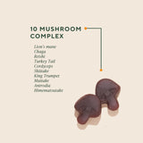 Gommes OM MUSHROOM SUPERFOOD, prise quotidienne pour le bien-être digestif.