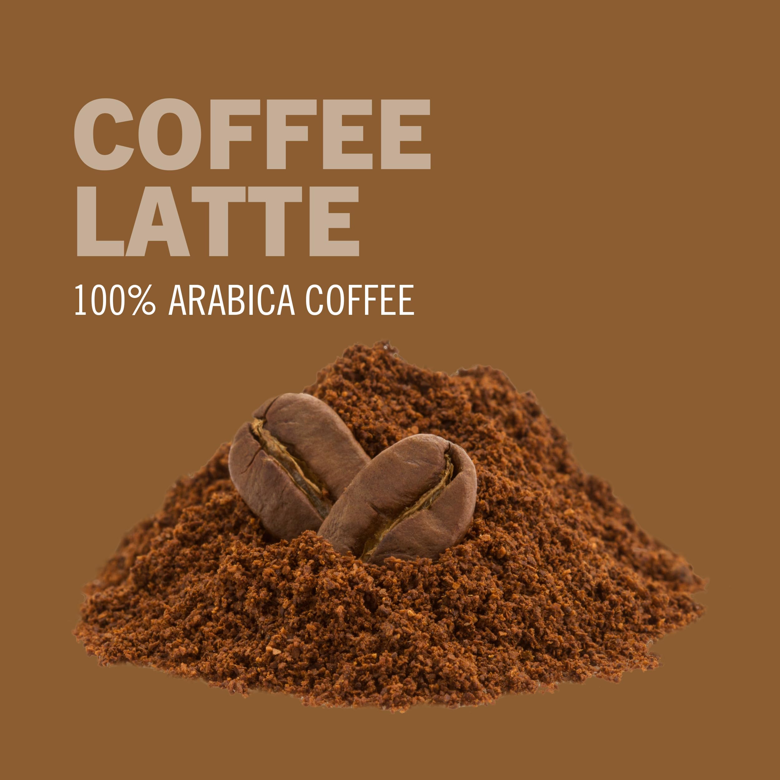Préparation latte OM MUSHROOM SUPERFOOD, pause bien-être rapide.