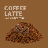Préparation latte OM MUSHROOM SUPERFOOD, pause bien-être rapide.