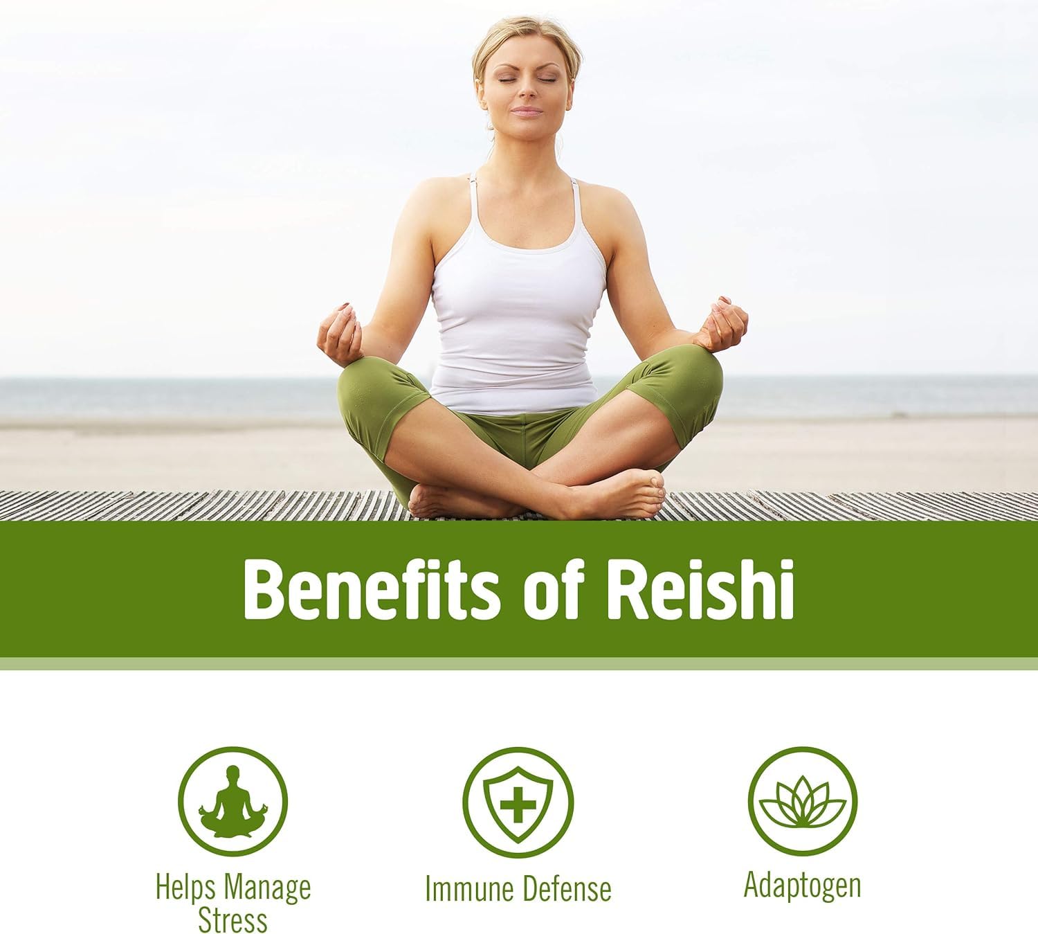 OM MUSHROOM SUPERFOOD Reishi – smoothie crémeux avec une touche de bien-être.