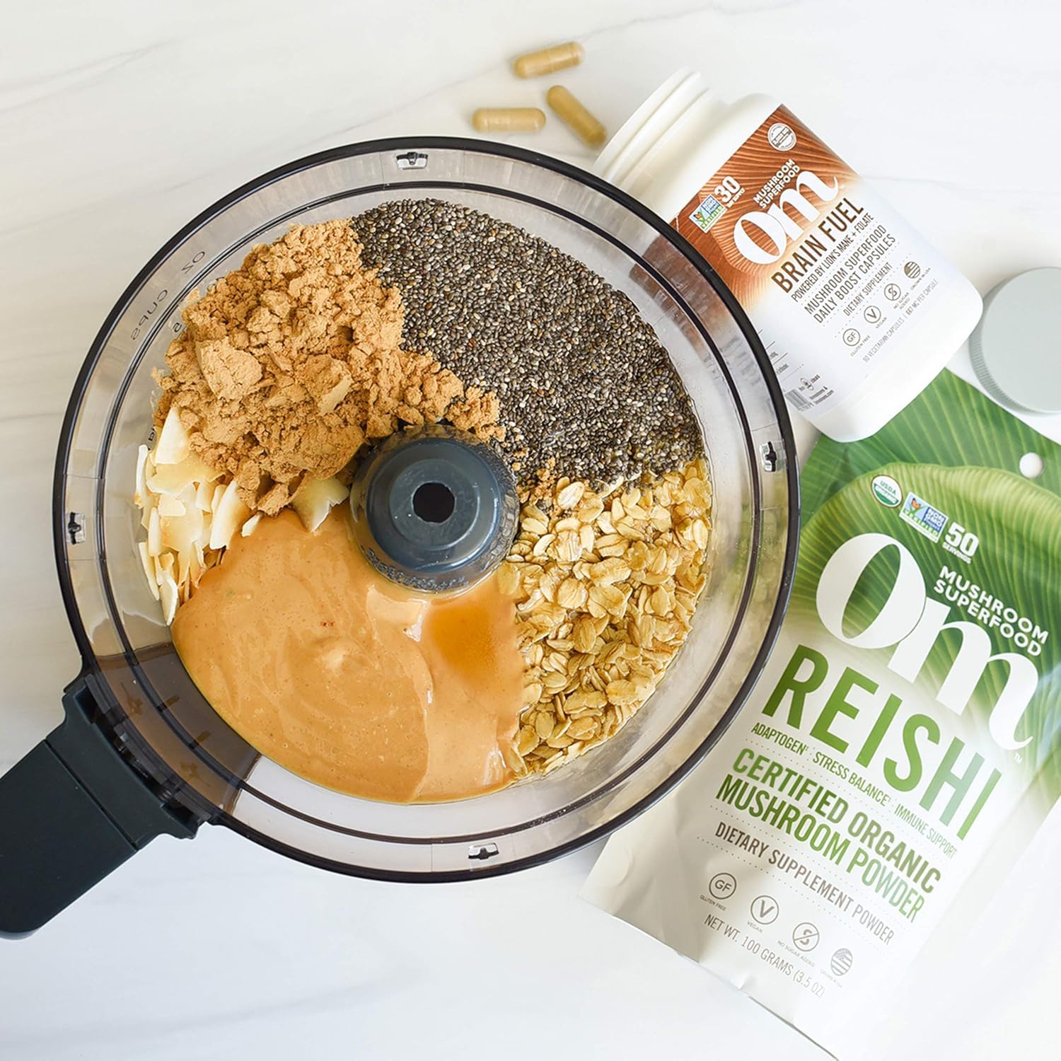 OM MUSHROOM SUPERFOOD Reishi – utilisation quotidienne pour une routine équilibrée.