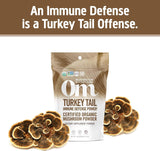 OM MUSHROOM SUPERFOOD Boîte bio Tramete versicolore, emballage sûr
