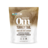 Om Mushroom Turkey Tail poudre organique, dose quotidienne potentielle et bénéfice introductif
