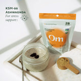 OM MUSHROOM SUPERFOOD Mélange Maître – idéal dans smoothies pour un apport naturel d'énergie.