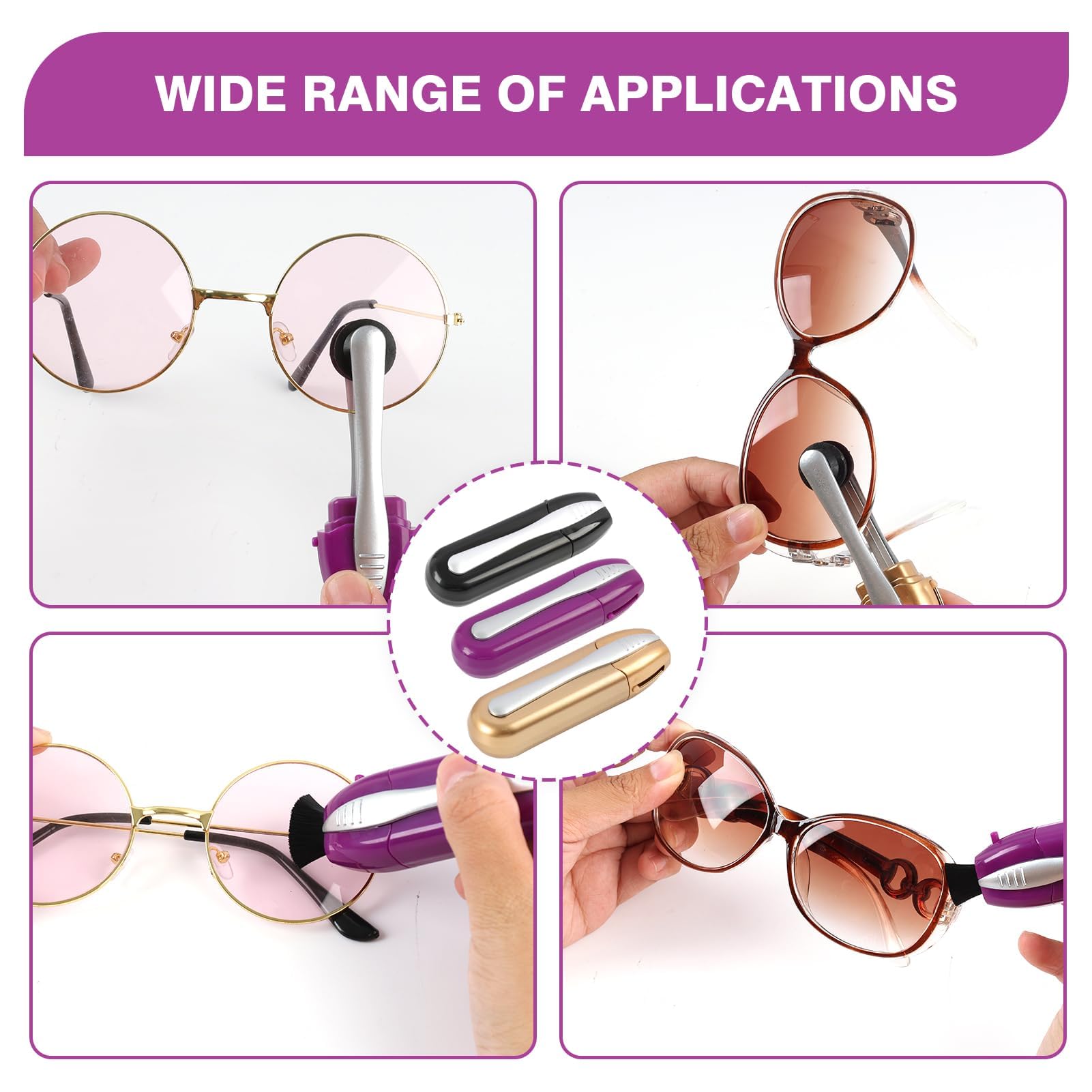 OMASUNB ensemble nettoyage lunettes or : entretien précis sans rayures