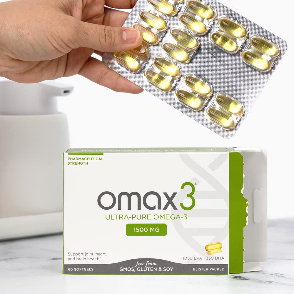 Omax3 boite 60 capsules, solution pratique pour 30 jours.