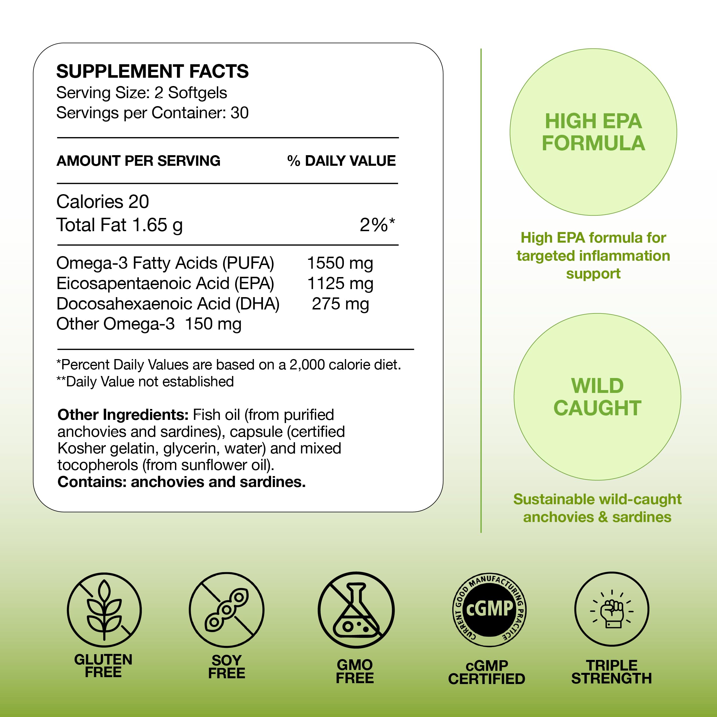 Omax3 extraction CO2 supercritique, pureté vérifiée en laboratoire indépendant.