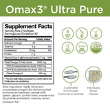 Gélules Omax3 sans odeur et sans arômes artificiels pour une prise pratique.