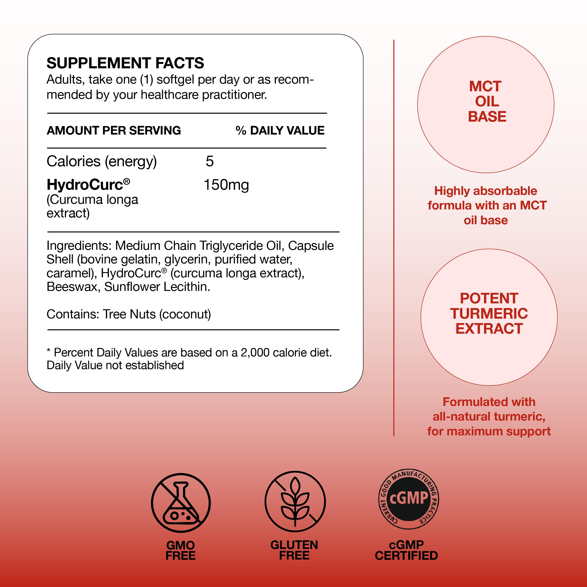 Omax3 HydroCurc: tests de pureté réalisés en laboratoire.