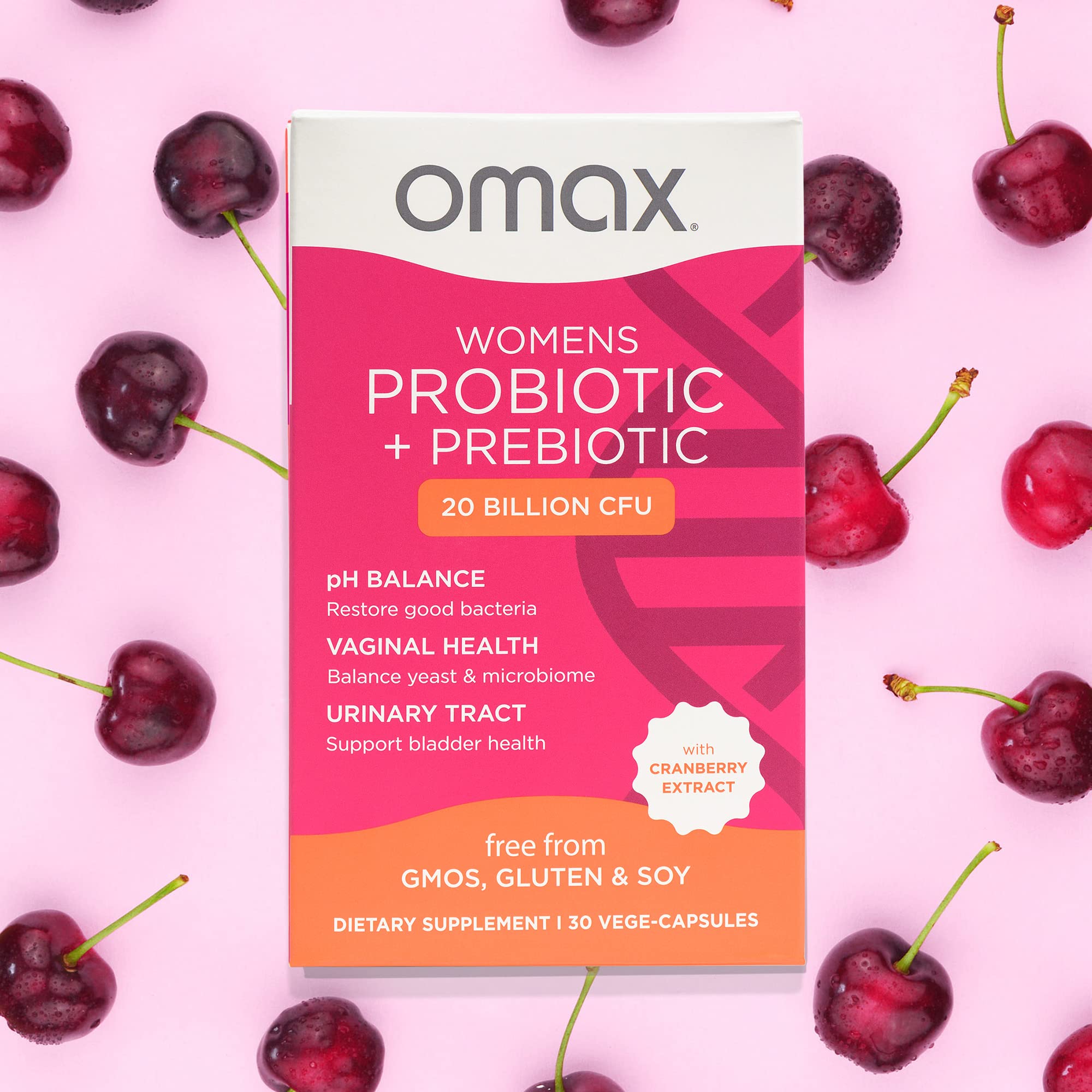 Omax3 Probiotiques Femmes, emballage blister pur azote, conditionnement pratique.