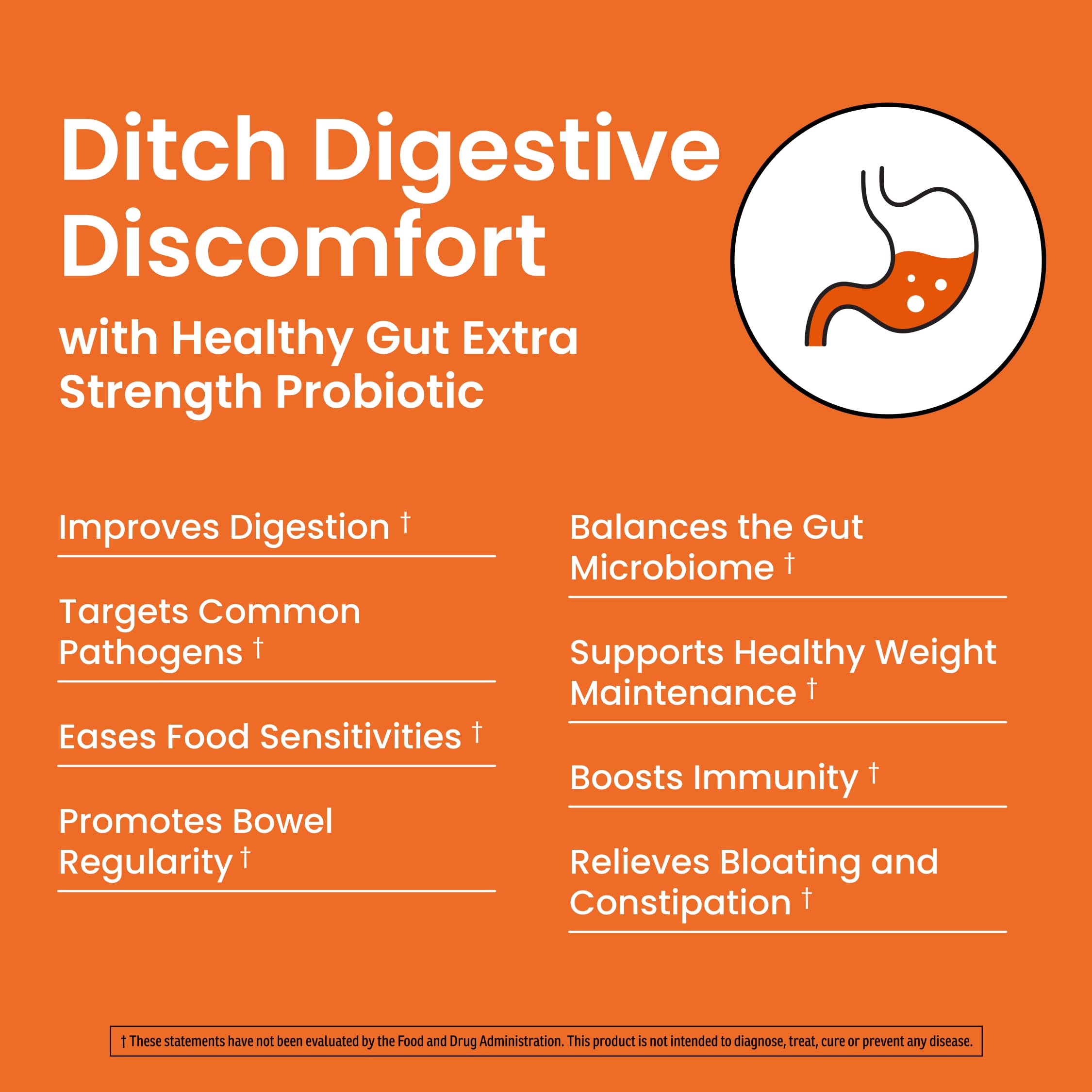 Ombre Probiotiques – illustration 100 milliards CFU favorisant une digestion optimale.