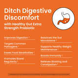 Ombre Probiotiques – illustration 100 milliards CFU favorisant une digestion optimale.