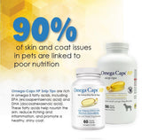 Omega Caps ES: servi directement sur l’alimentation pour un dosage simple.