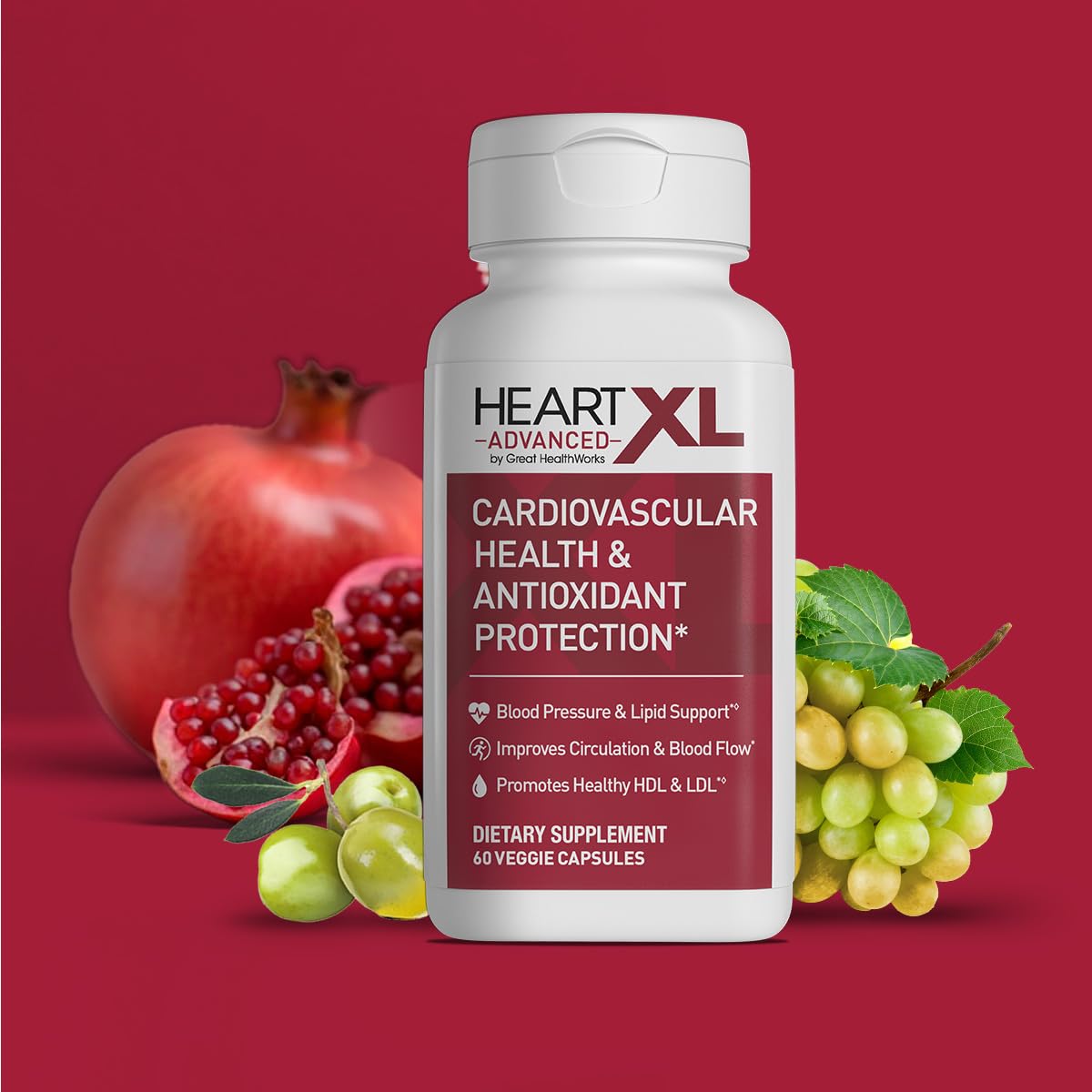 OmegaXL HeartXL Advanced soutient une circulation sanguine saine et fluide.
