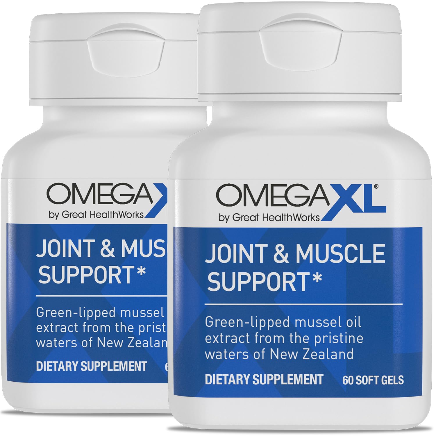 OmegaXL – Bouteille de gelules molles faciles a avaler, soutien potentiel des articulations.