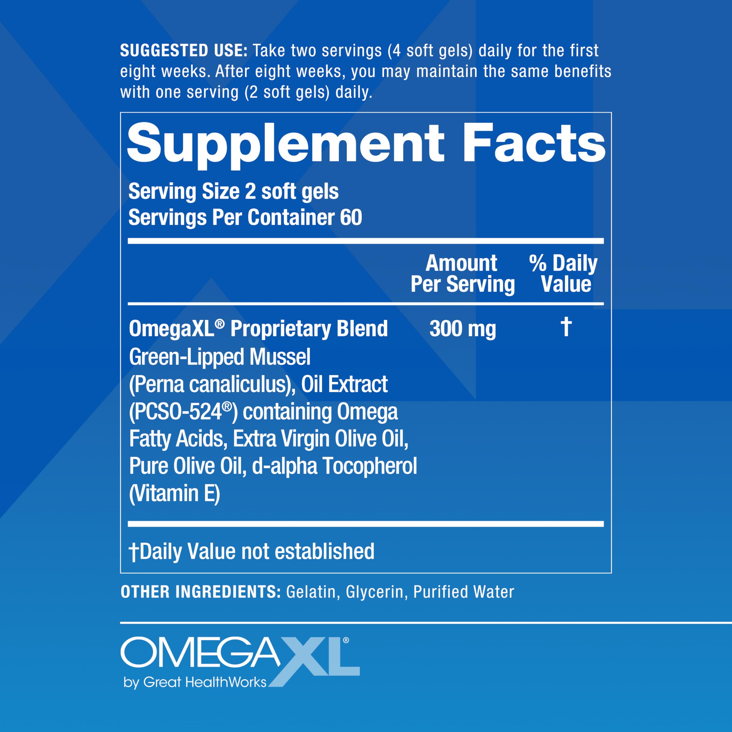 OmegaXL – complément sans additifs artificiels, extrait naturel