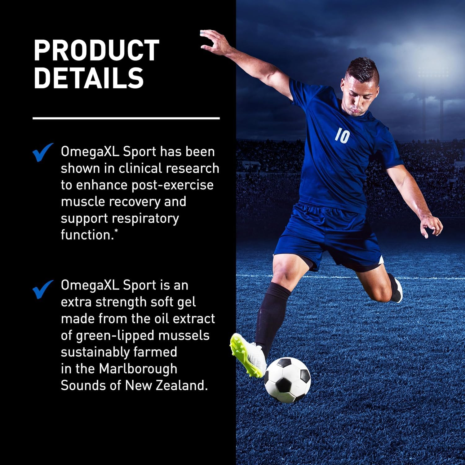 OmegaXL Sport – étiquette claire et informations utiles pour les consommateurs exigeants.