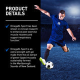 OmegaXL Sport – étiquette claire et informations utiles pour les consommateurs exigeants.