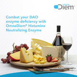Étiquette Omne Diem Histamine Digest DAO visible sur l'emballage.