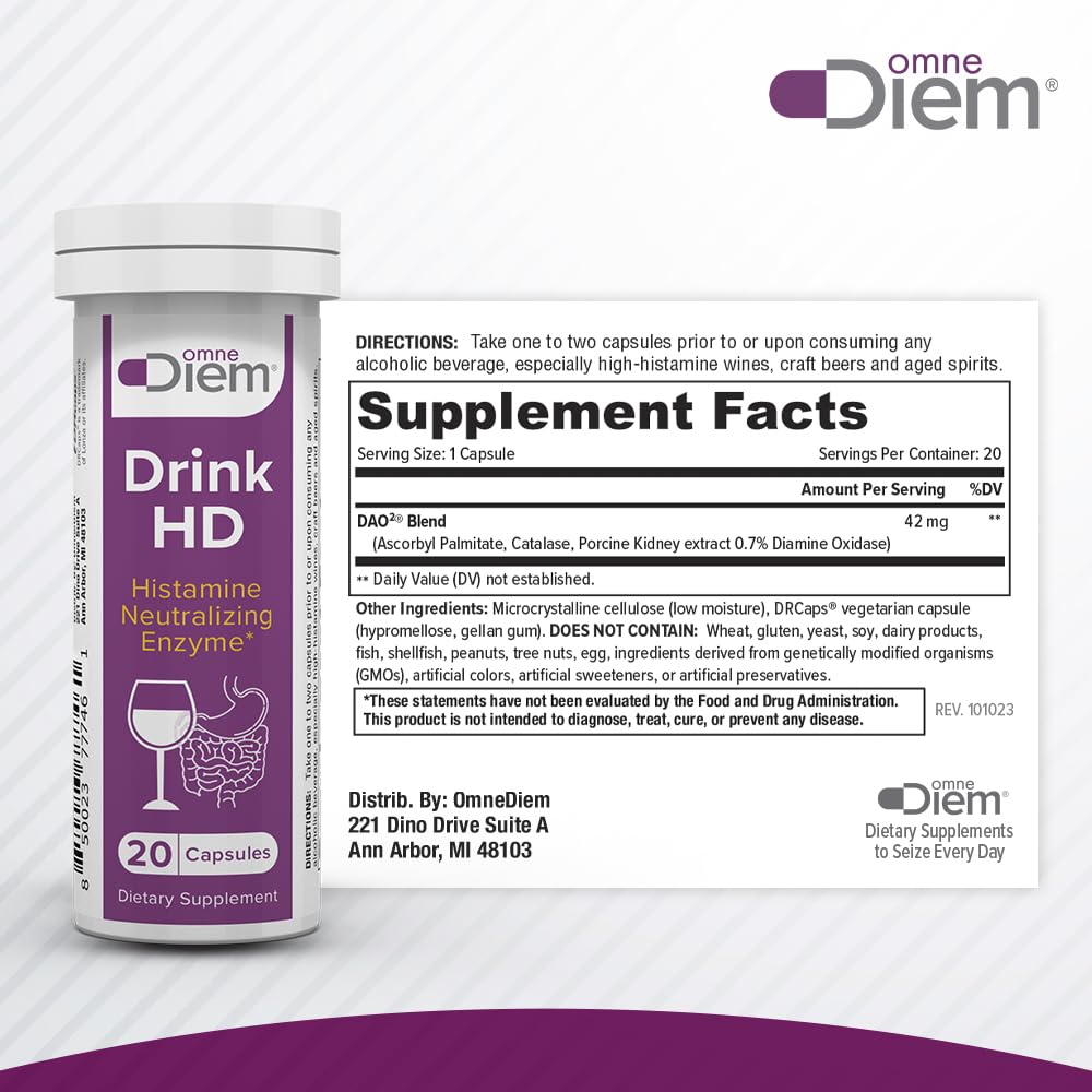 Omne Diem Drink HD — gelule-dao, prise simple et pratique.