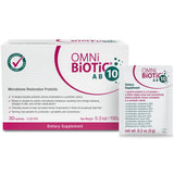 OMNi BiOTiC AB 10 – Bouteille et versement, soutien potentiel à la digestion.