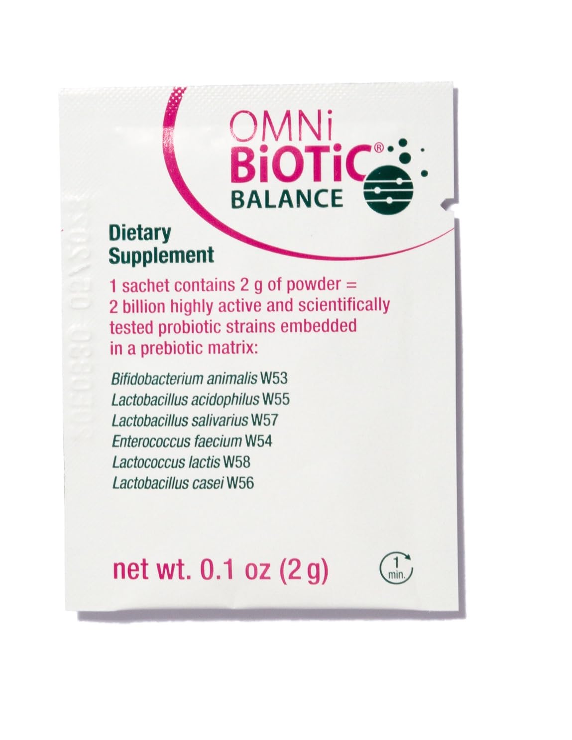 OMNi BiOTiC Balance conservation sans réfrigération, solution nomade prête