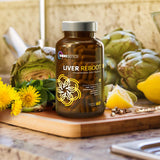 Emballage OmniBiotics Liver Cleanse pratique pour les déplacements.