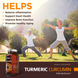 OmniBiotics Curcuma avec BioPerine – absorption améliorée des curcuminoïdes.