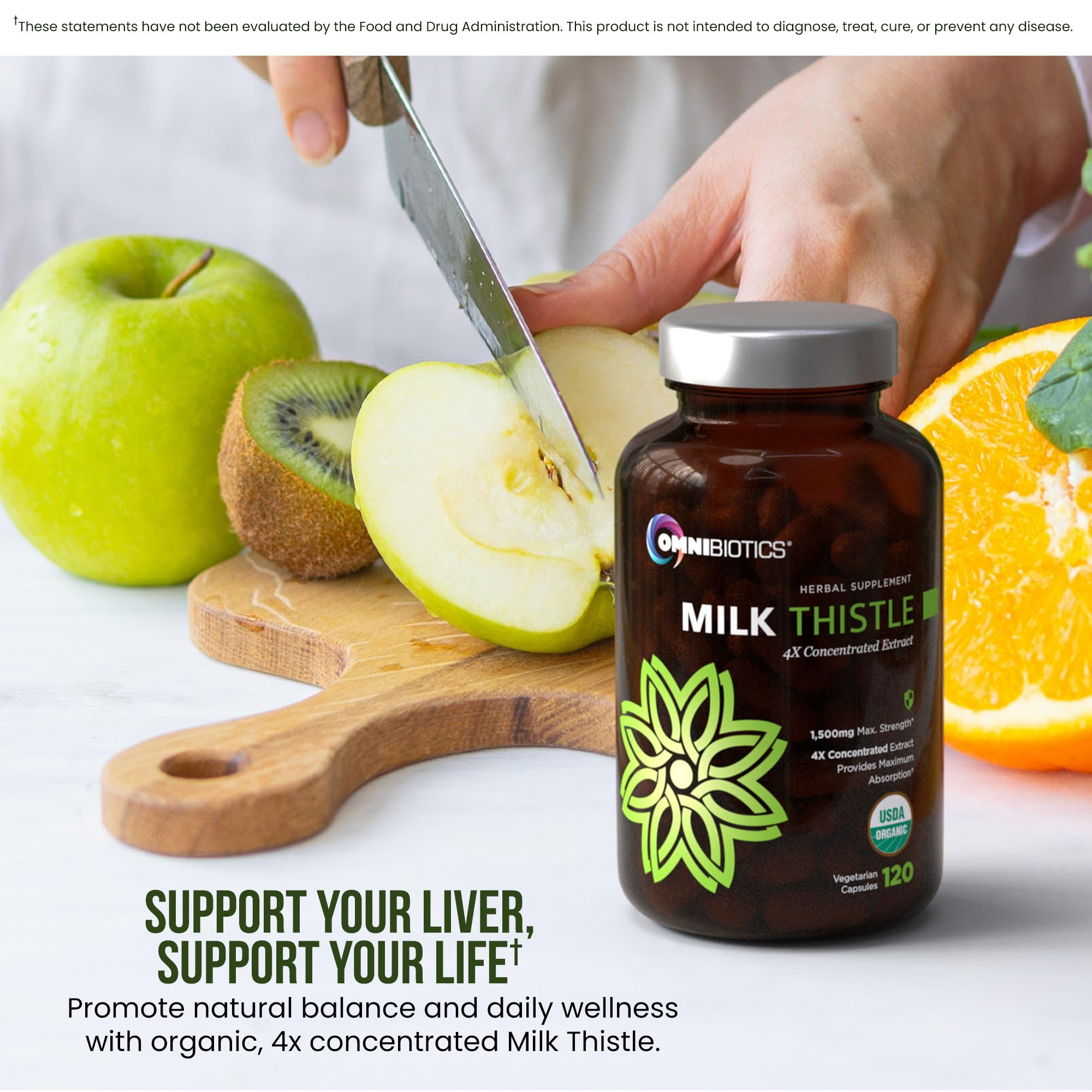 OmniBiotics silymarine, composant naturel favorisant l équilibre hépato-biliaire.